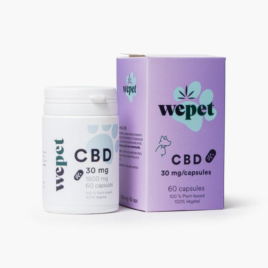 Wepet Capsules de CBD pour animaux