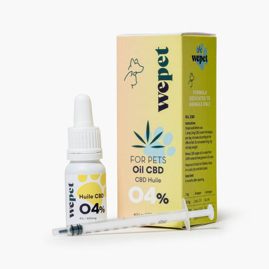 Wepet Huile de CBD 4% pour animaux